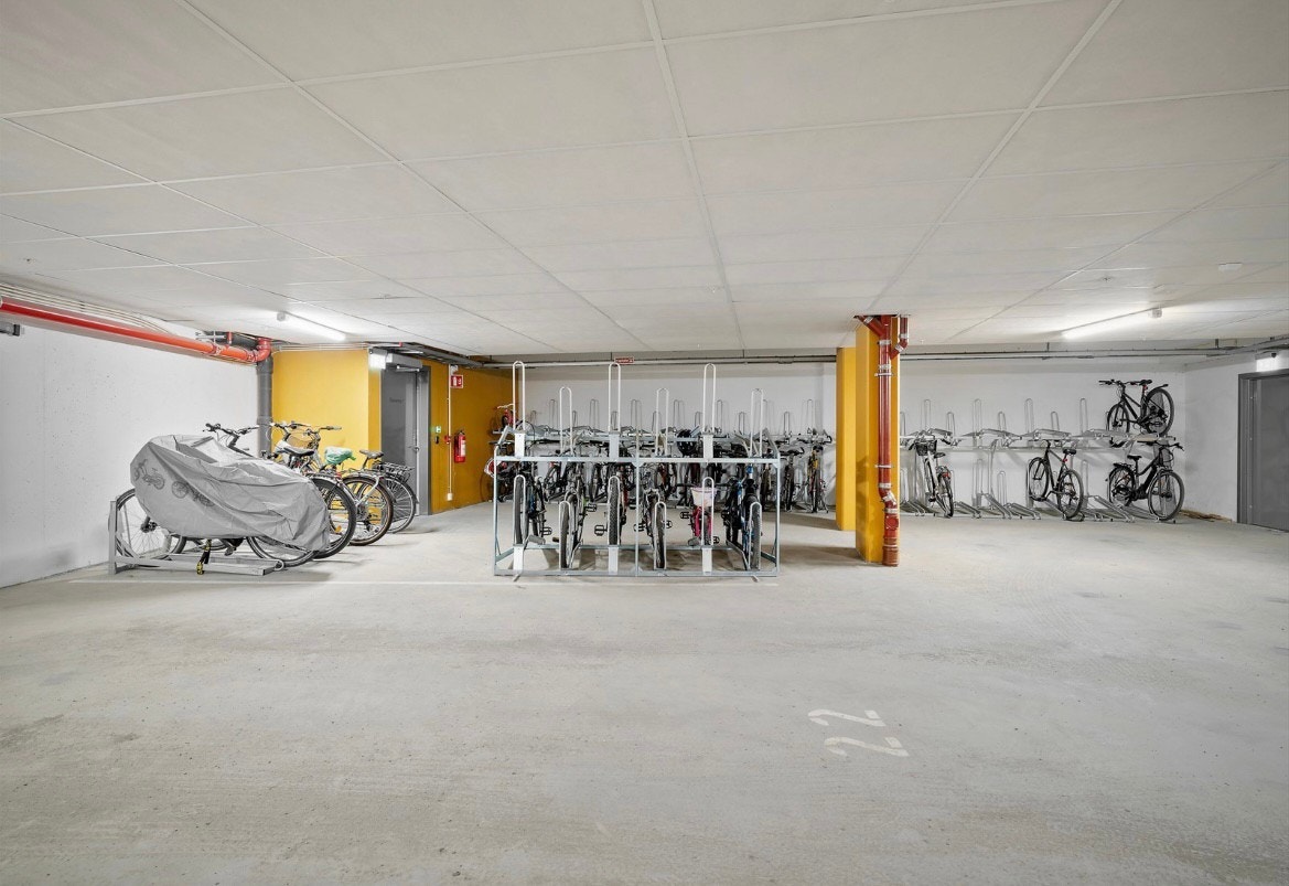 Sykkelparkering Galleribilde