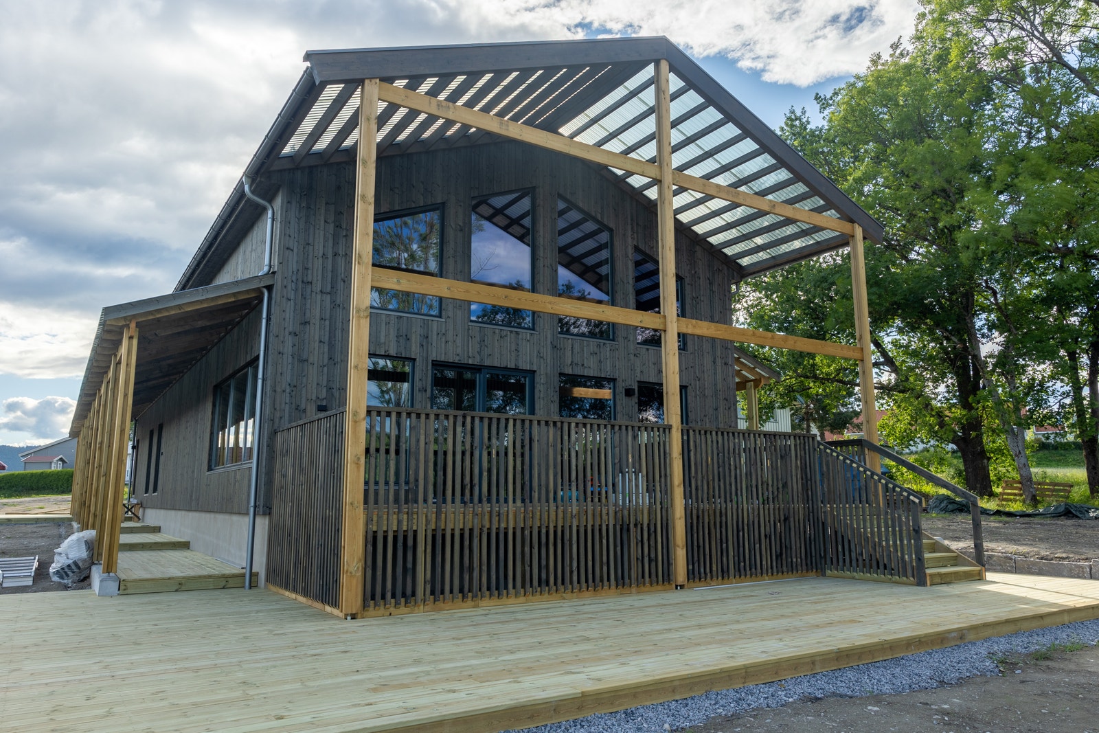 Fremsiden av huset Galleribilde