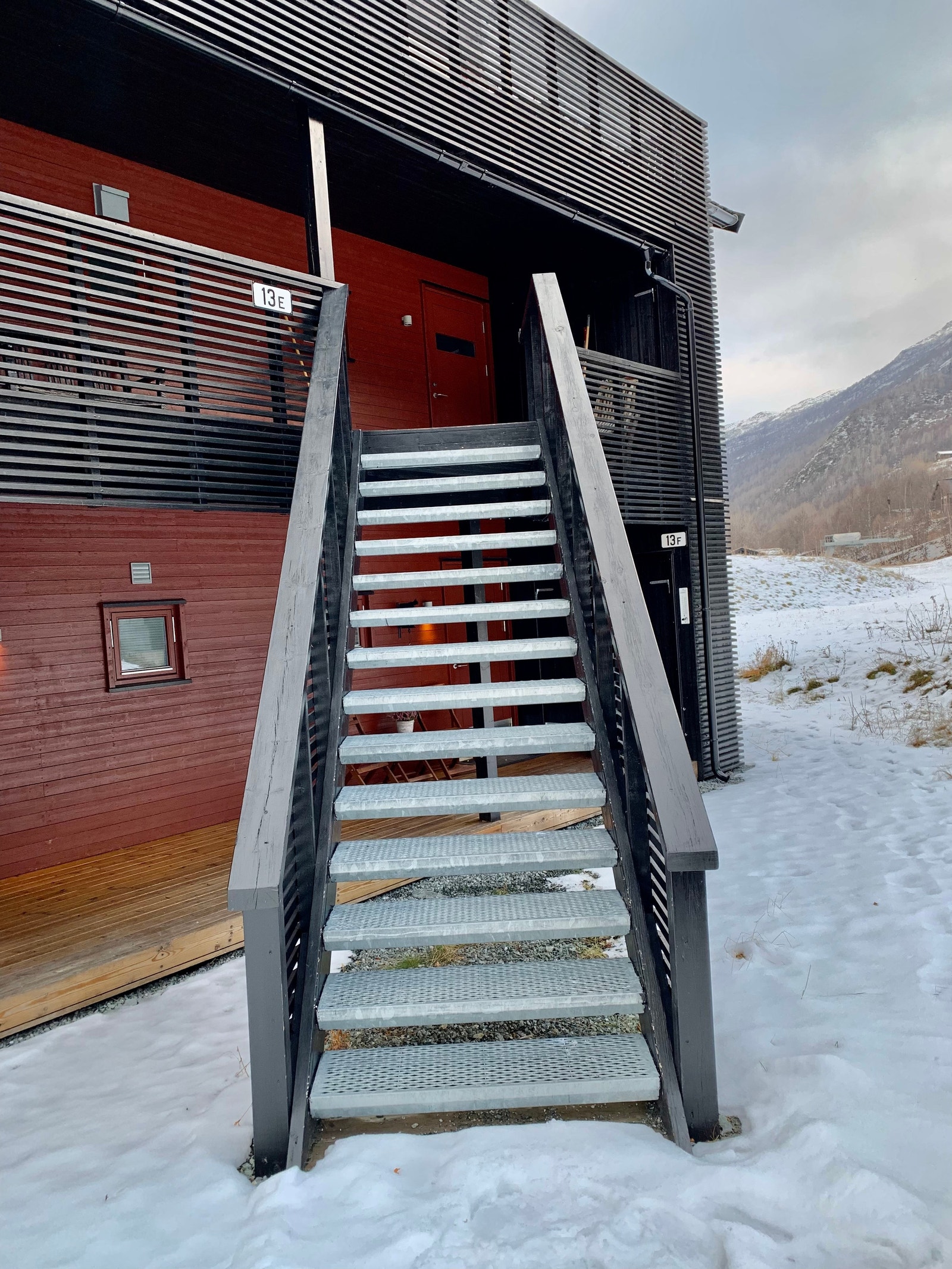 Trapp opp til leiligheten Galleribilde