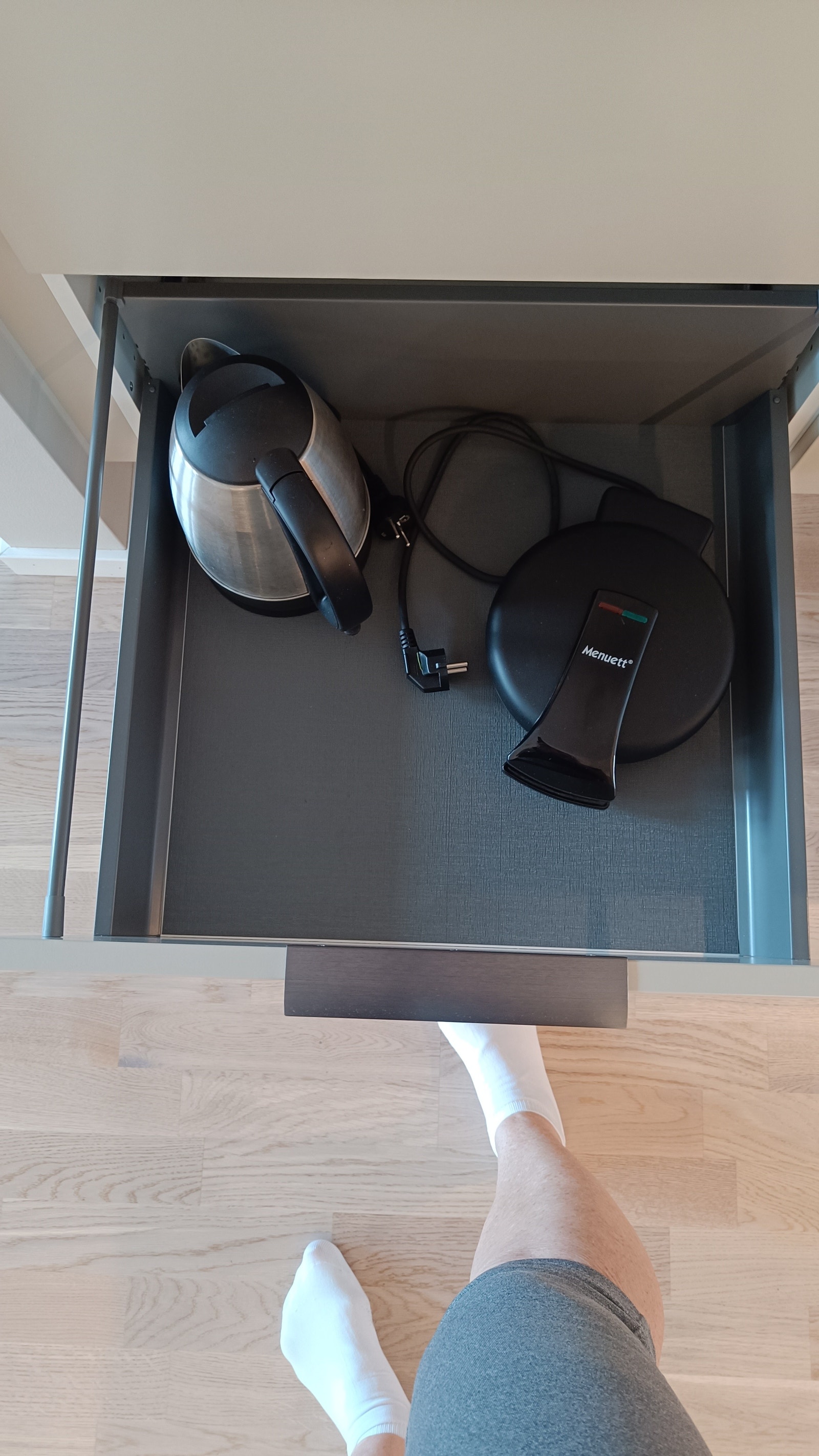 Bilde viser hva som er inne i skapene ved utleie. Galleribilde