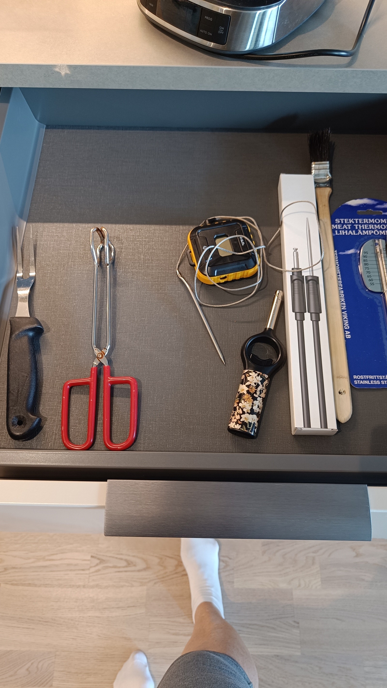 Bilde viser hva som er inne i skapene ved utleie. Galleribilde