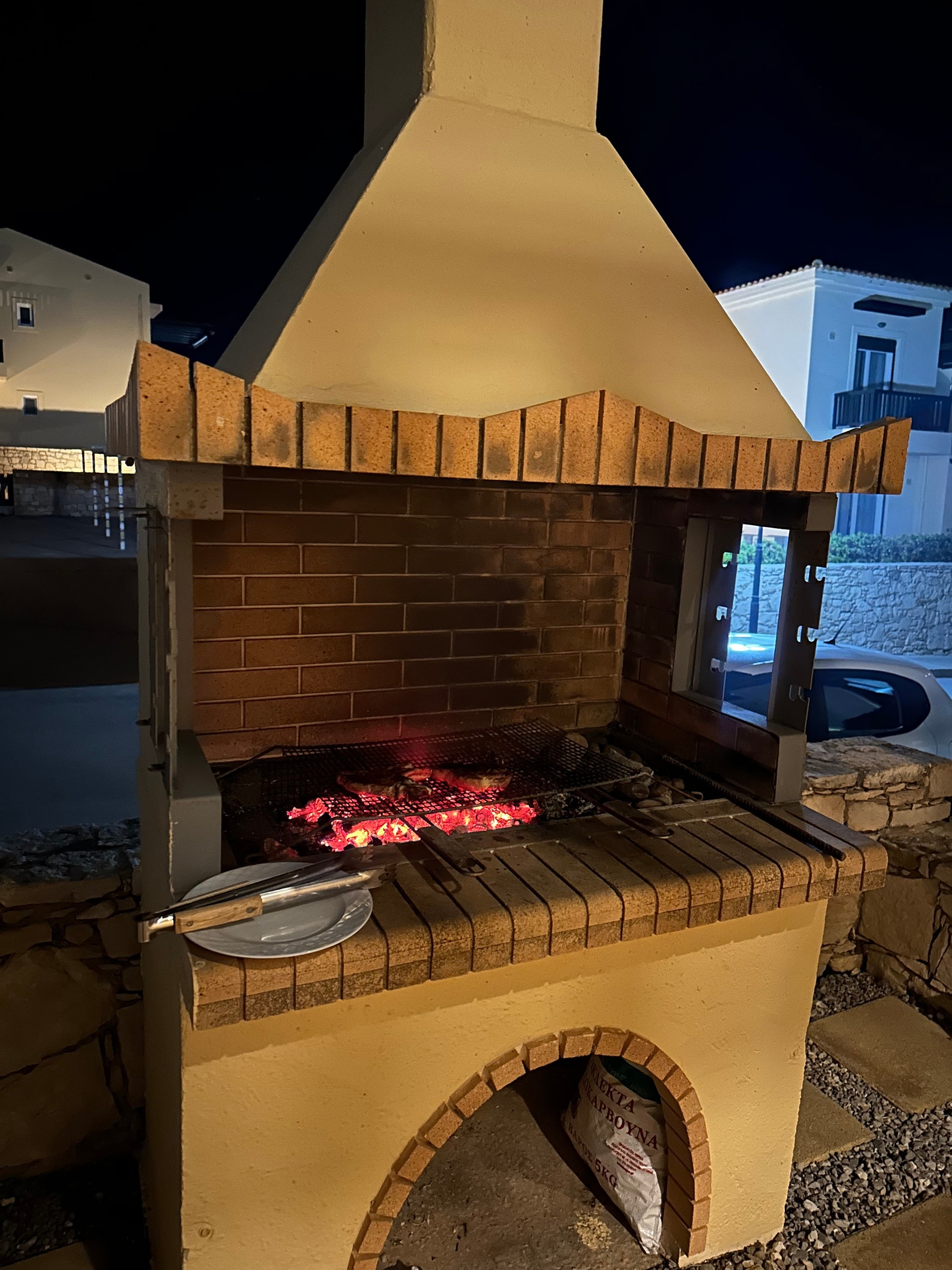 Stor privat grill Galleribilde