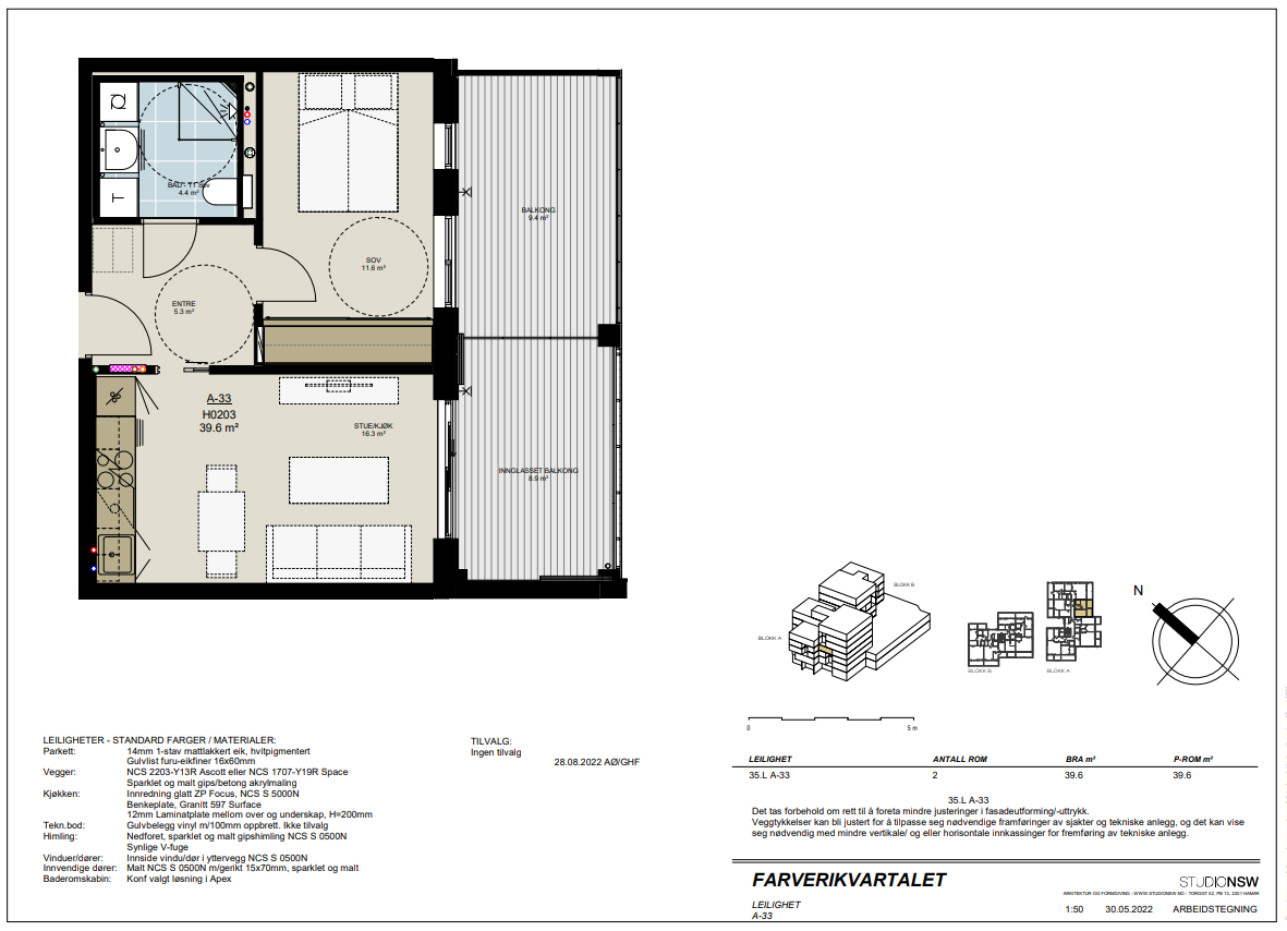 Plantegning A33 Galleribilde