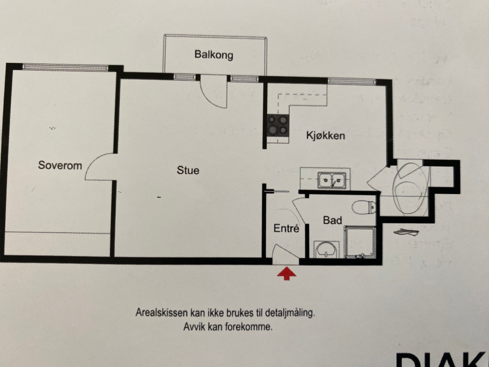 Plantegning Galleribilde