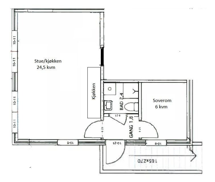 Plantegning Galleribilde