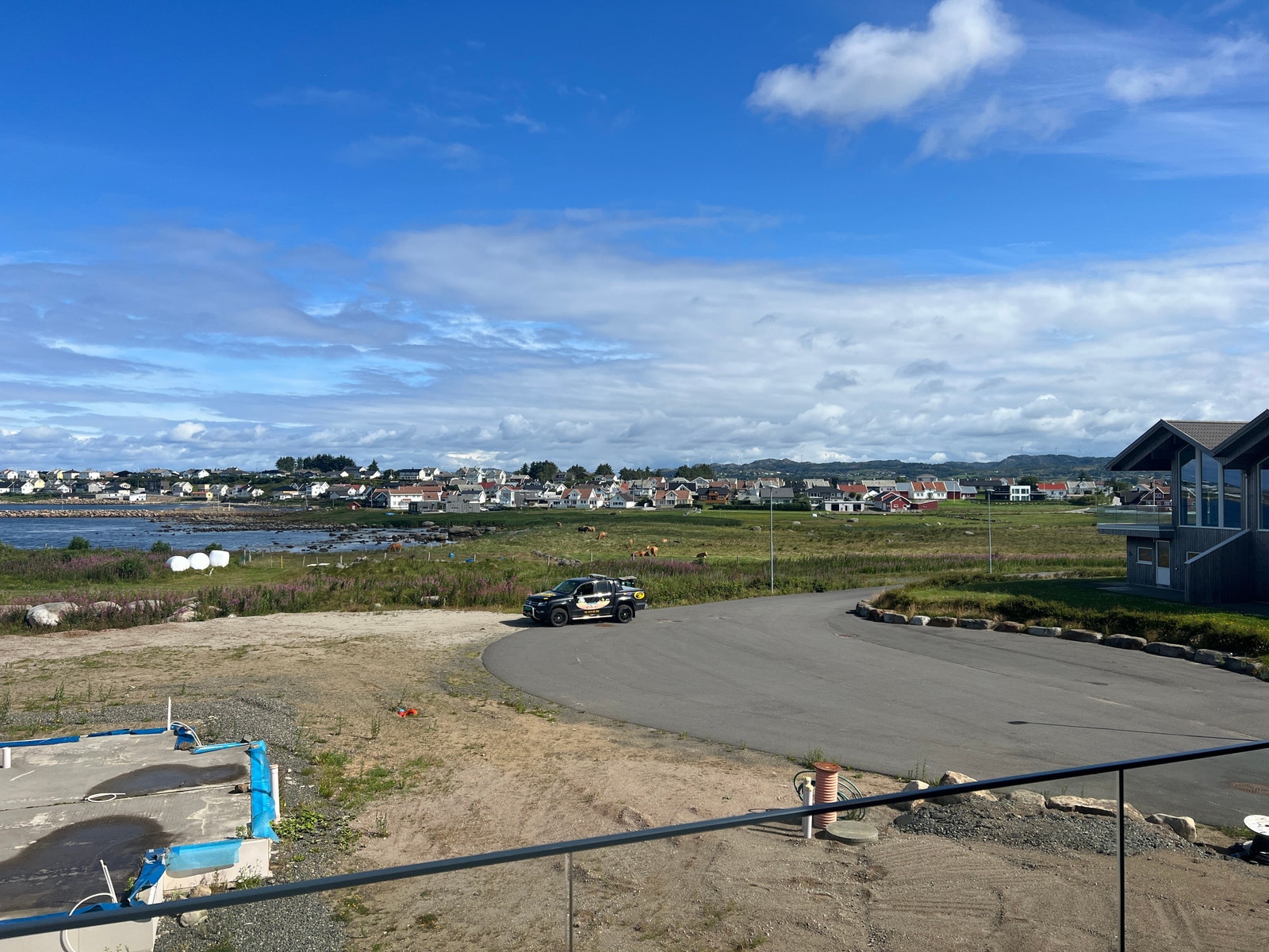 Utsikt fra terrassen Galleribilde