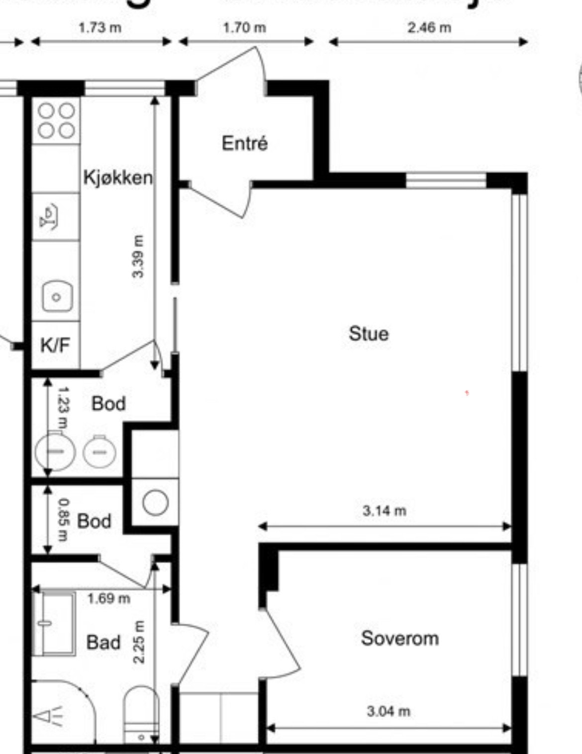 Plantegning Galleribilde