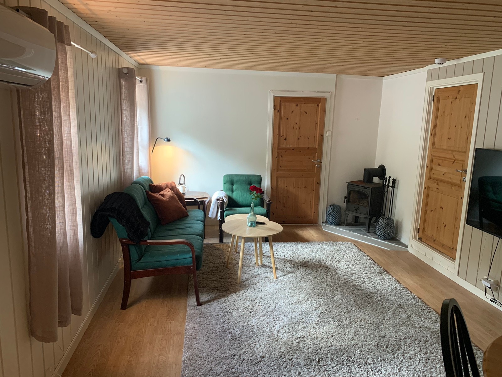 Stue salong ildsted Galleribilde