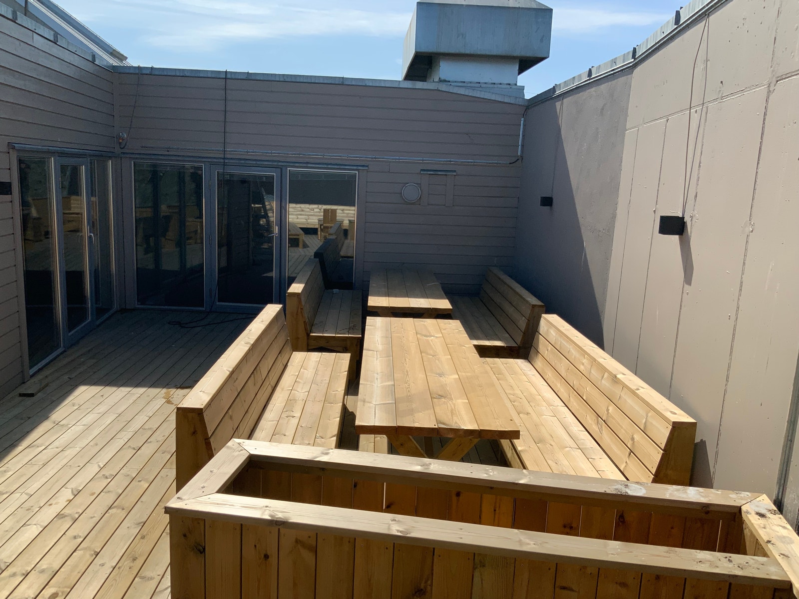 Felles møblert takterrasse Galleribilde