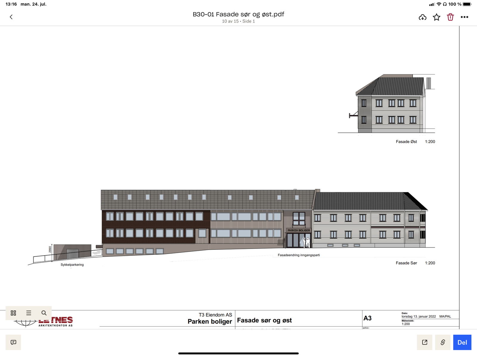 Parken Boliger Galleribilde