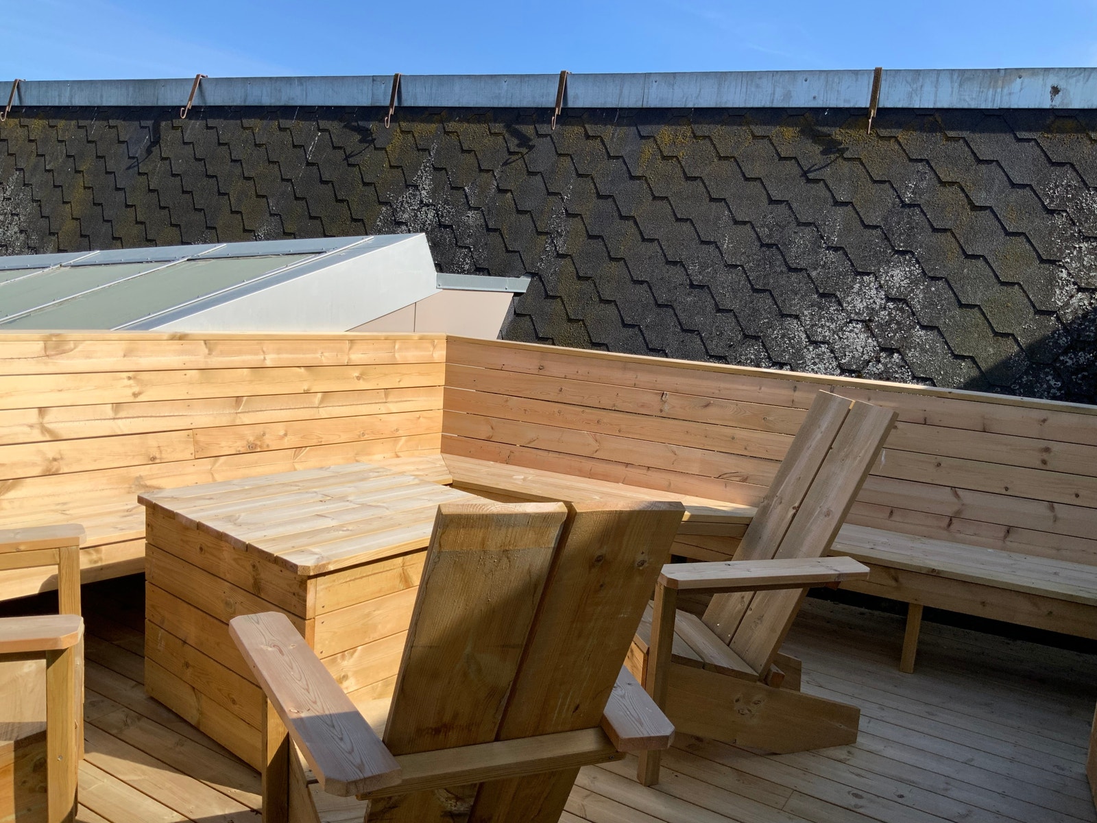 Felles møblert takterrasse Galleribilde