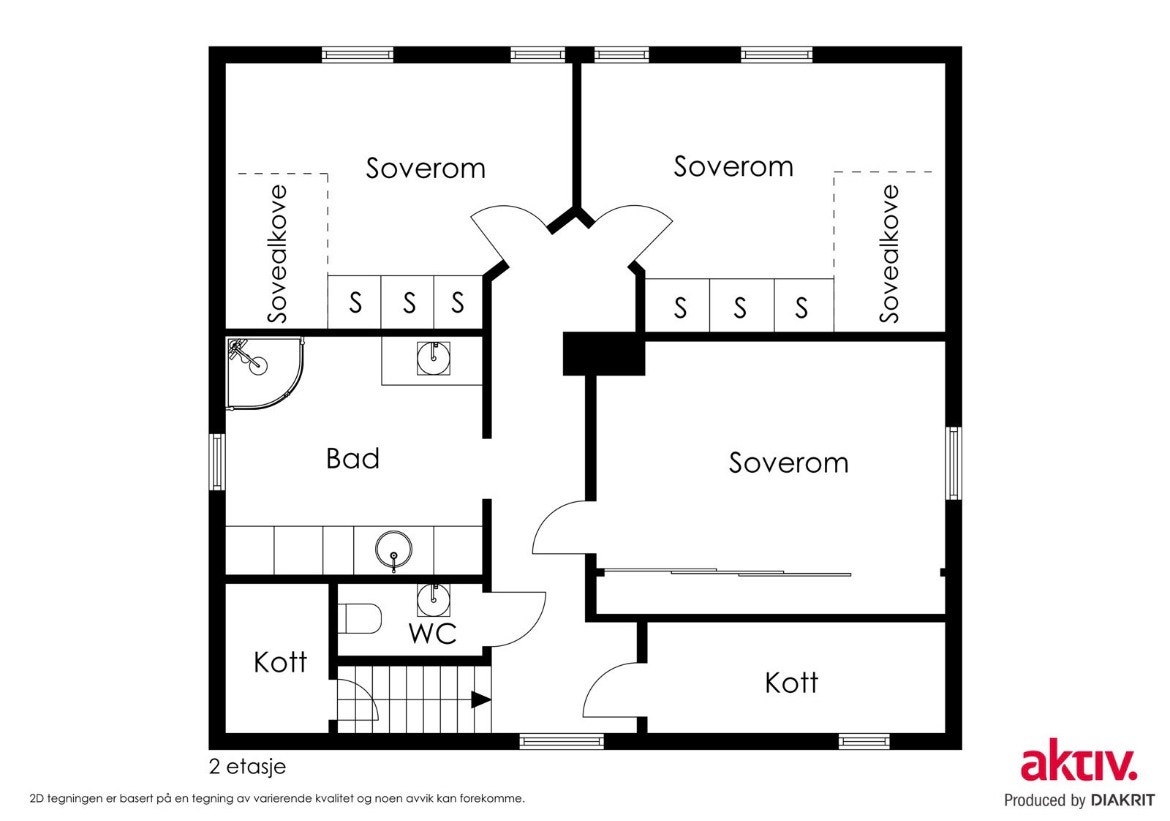 Planlegning 2 etg Galleribilde
