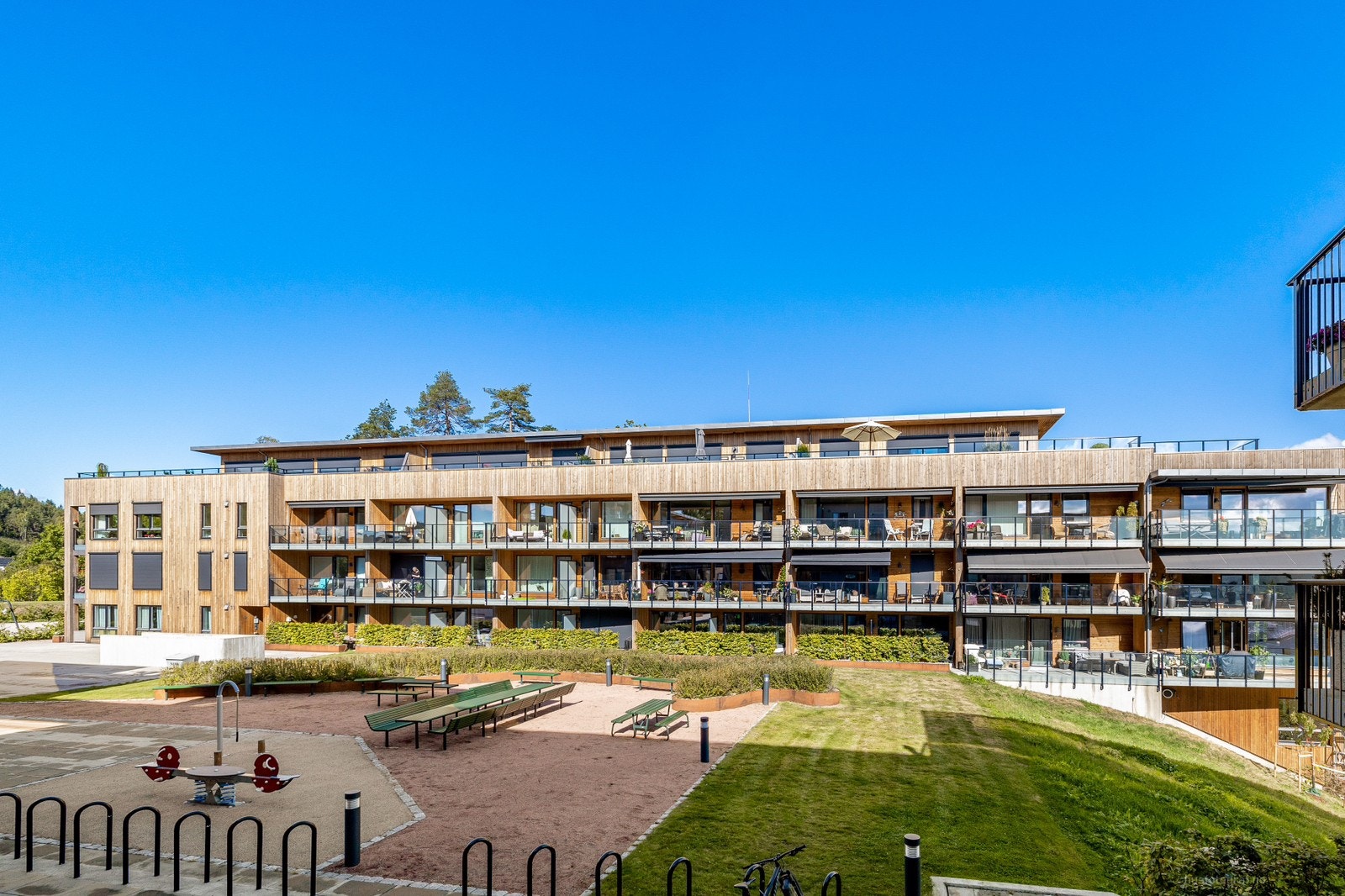 Leiligheten har en usjenert beliggenhet i 3. etg. Galleribilde