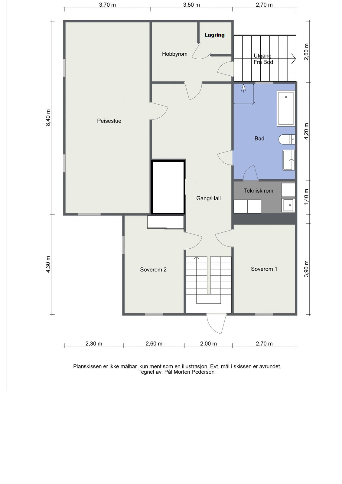 Plantegning Galleribilde