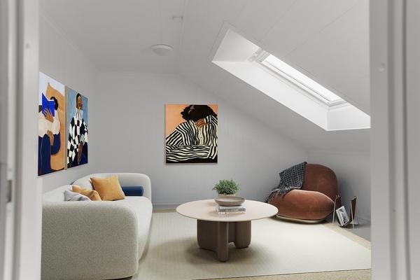 Loftstue Galleribilde