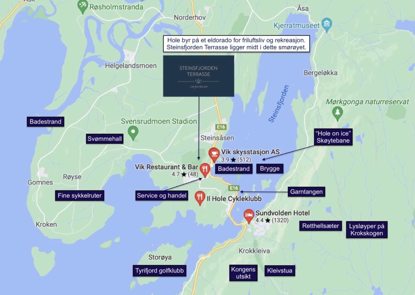 Midt i smørøyet med flotte turmuligheter. Galleribilde