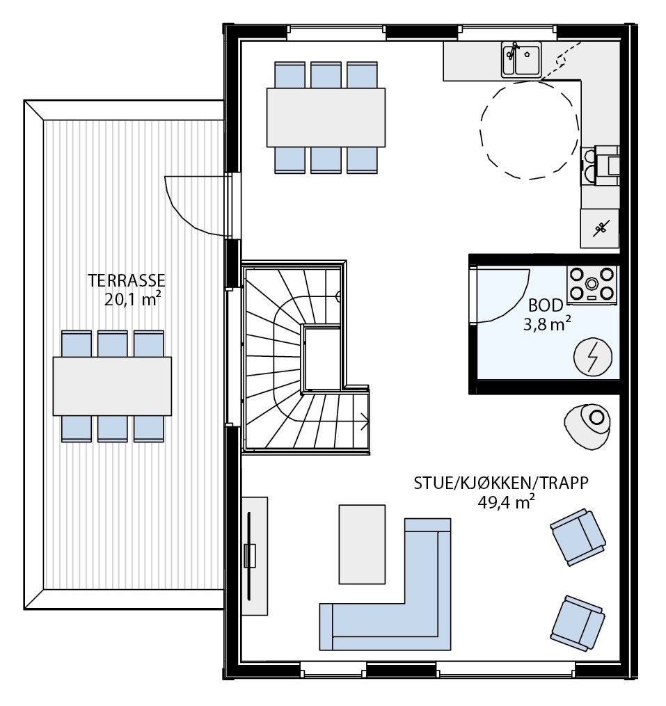 Plan 2.etg. Galleribilde