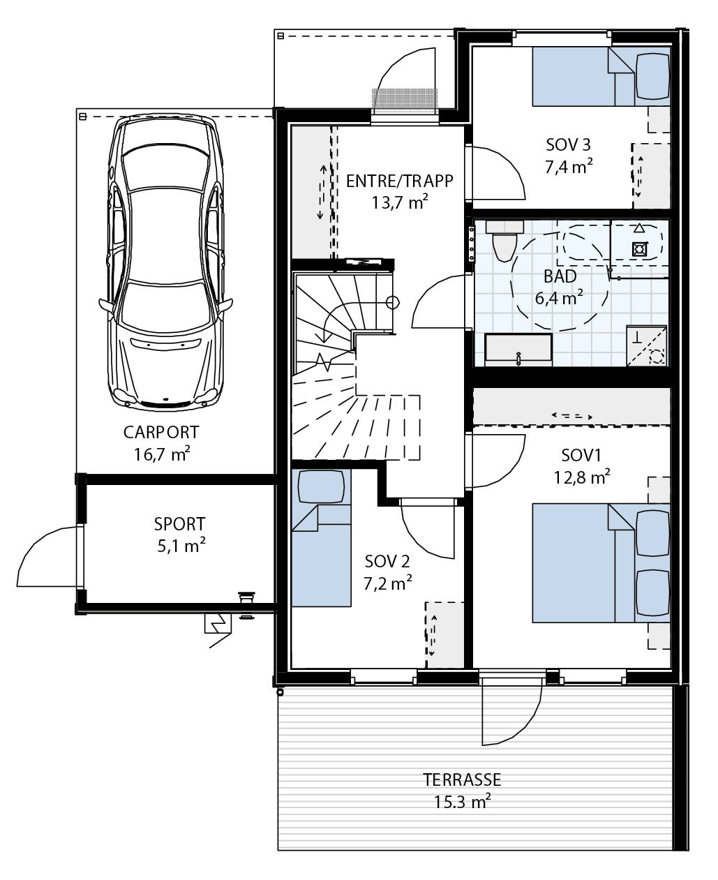 plan 1.etg. Galleribilde