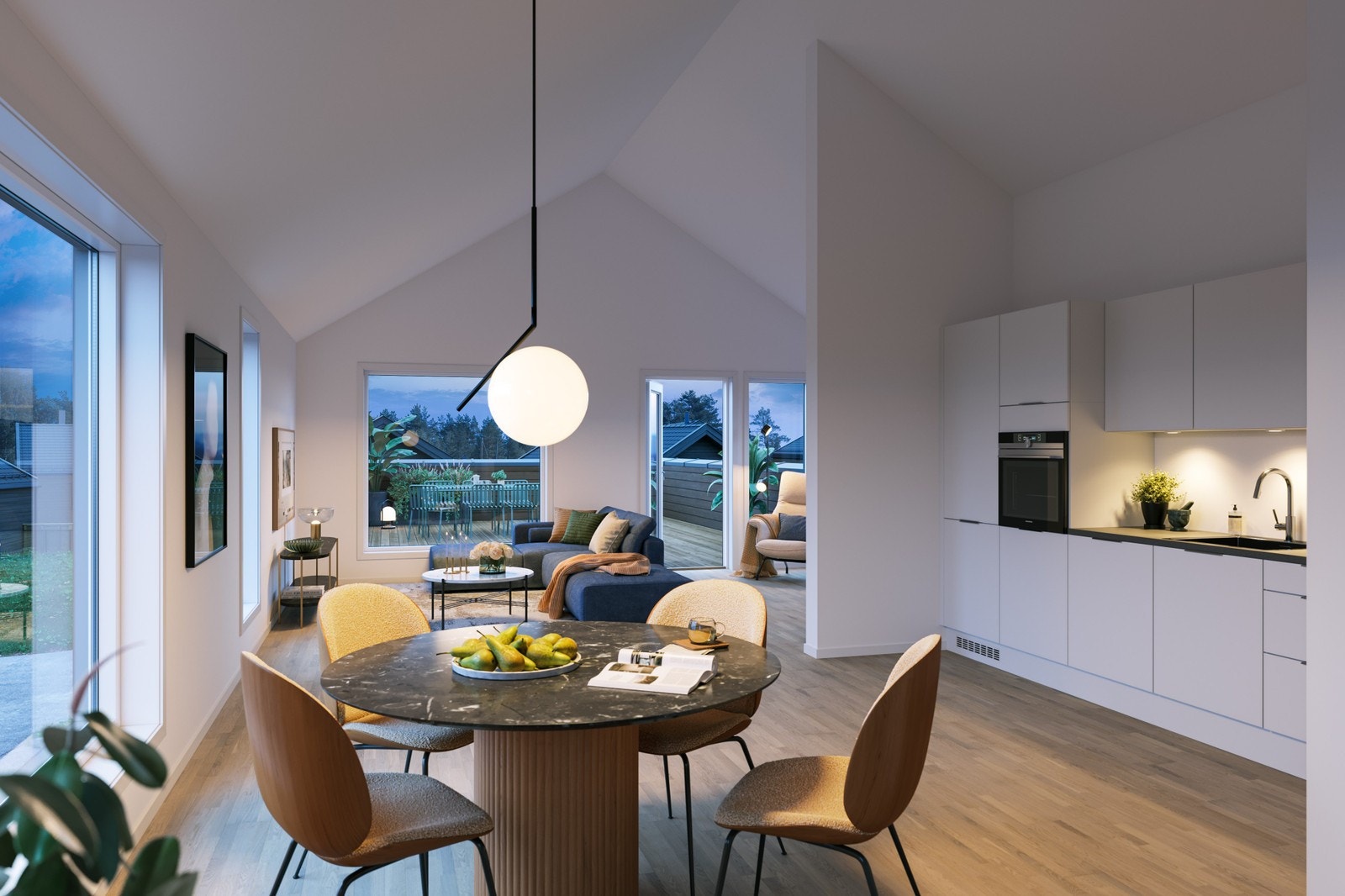 Hus 7 - Stor stue- og kjøkkenløsning Galleribilde