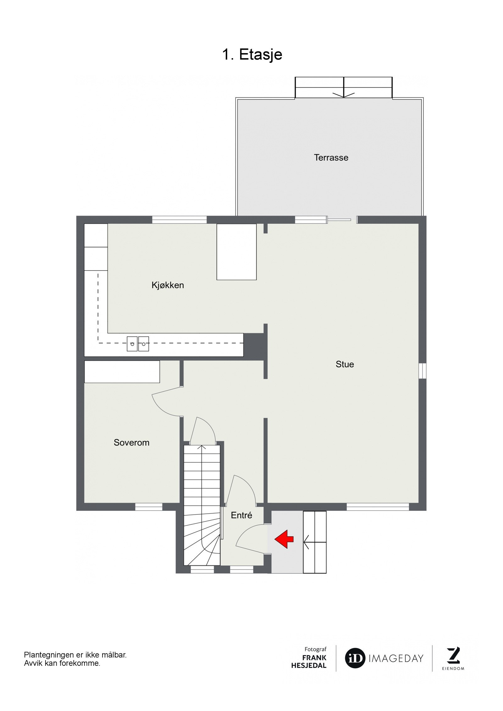 1. etasje - planskisse Galleribilde
