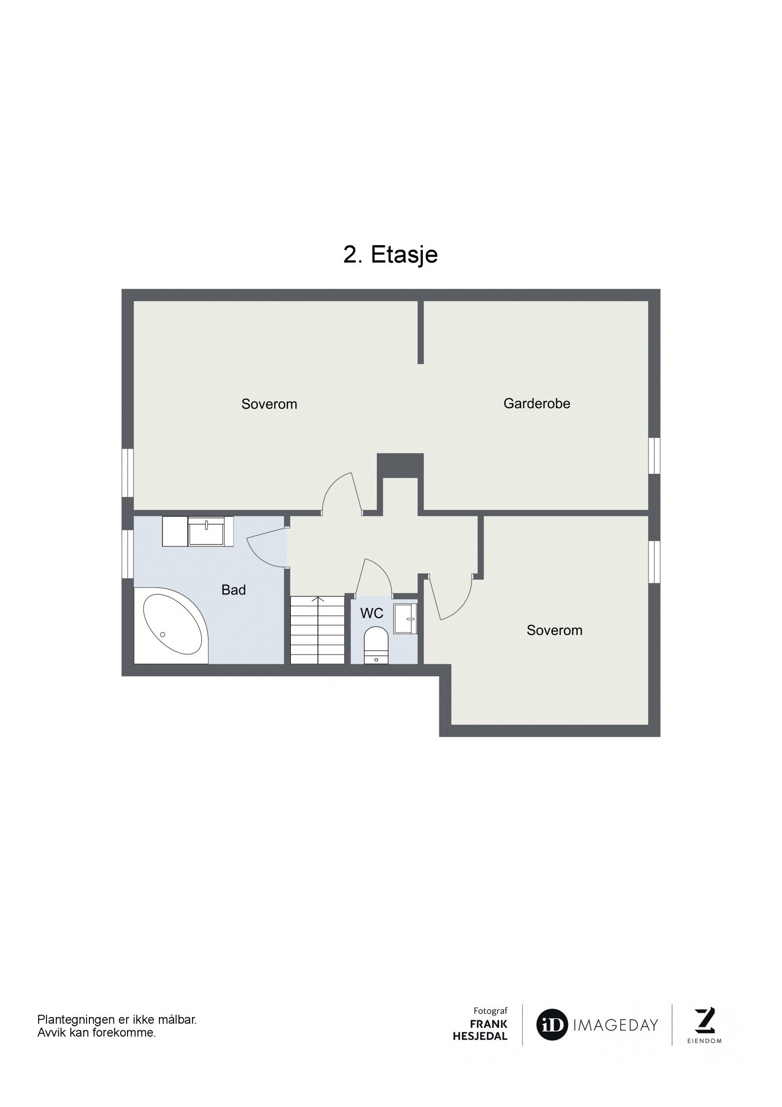 2. etasje - planskisser Galleribilde