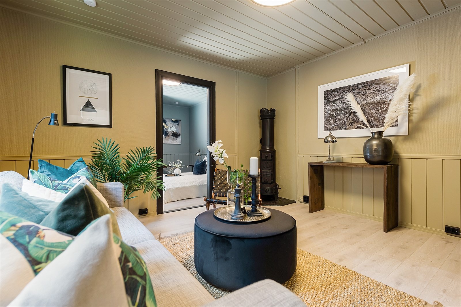 Legg merke til den flotte vedovnen Galleribilde