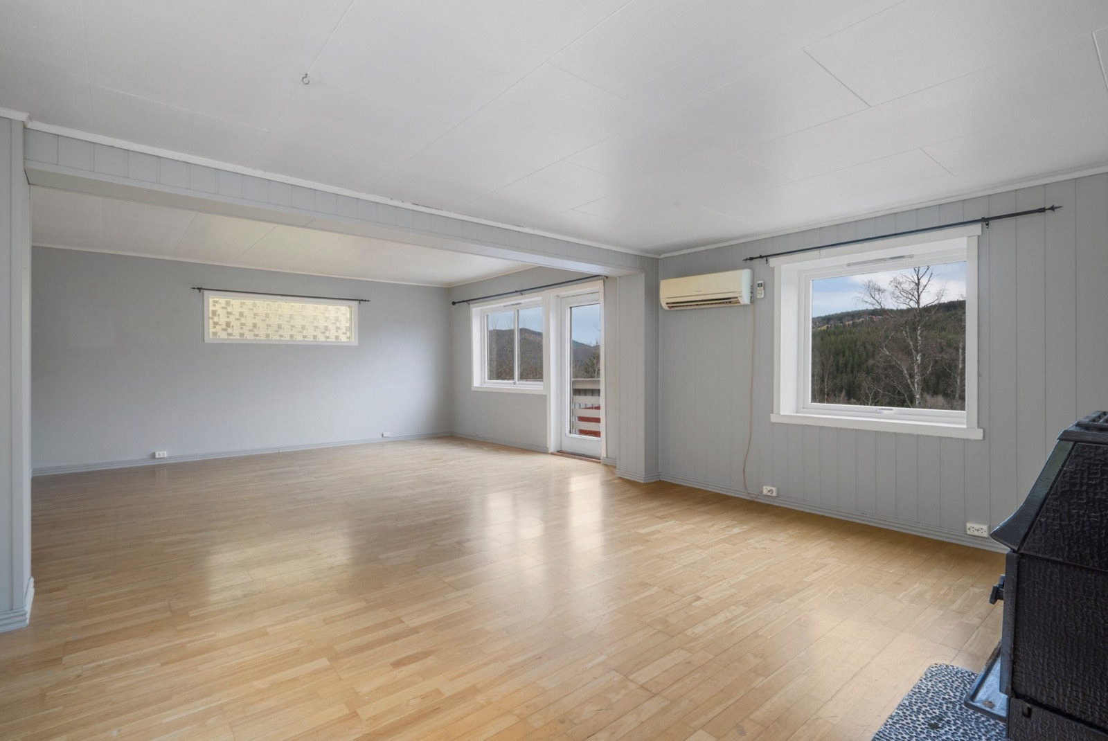 Boligen har en romslig stue på ca. 37 kvm. Galleribilde