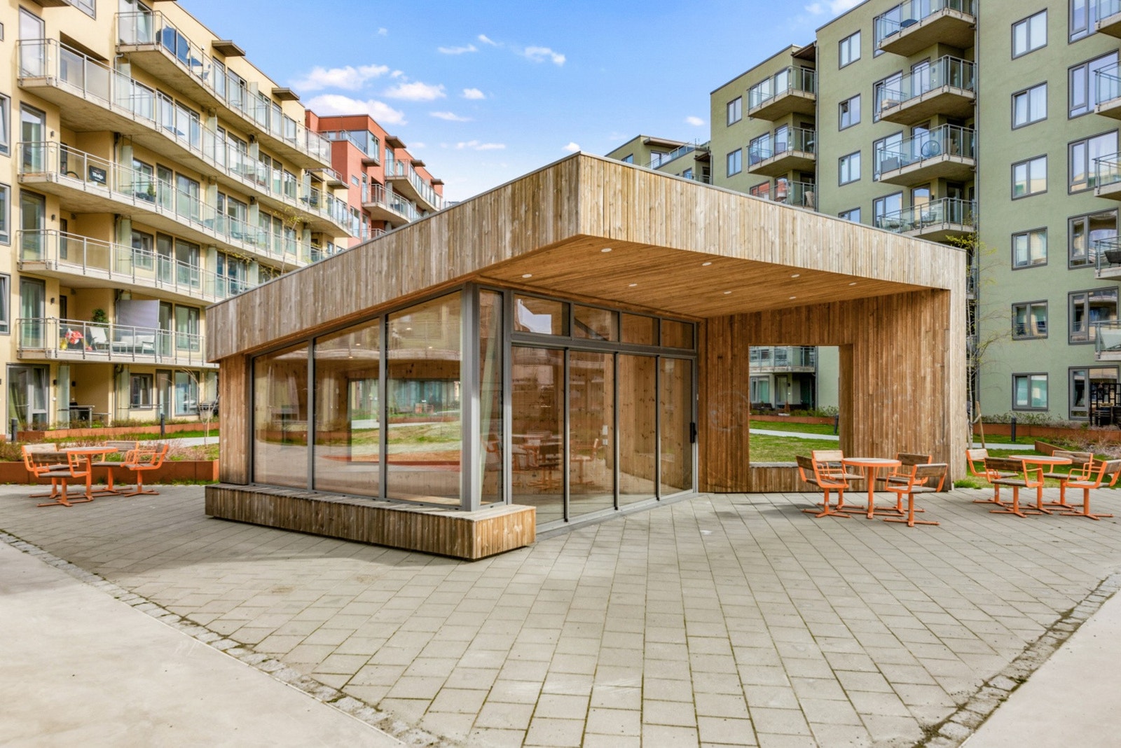 Hyggelig felleshus som kan benyttes av beboerne. Galleribilde