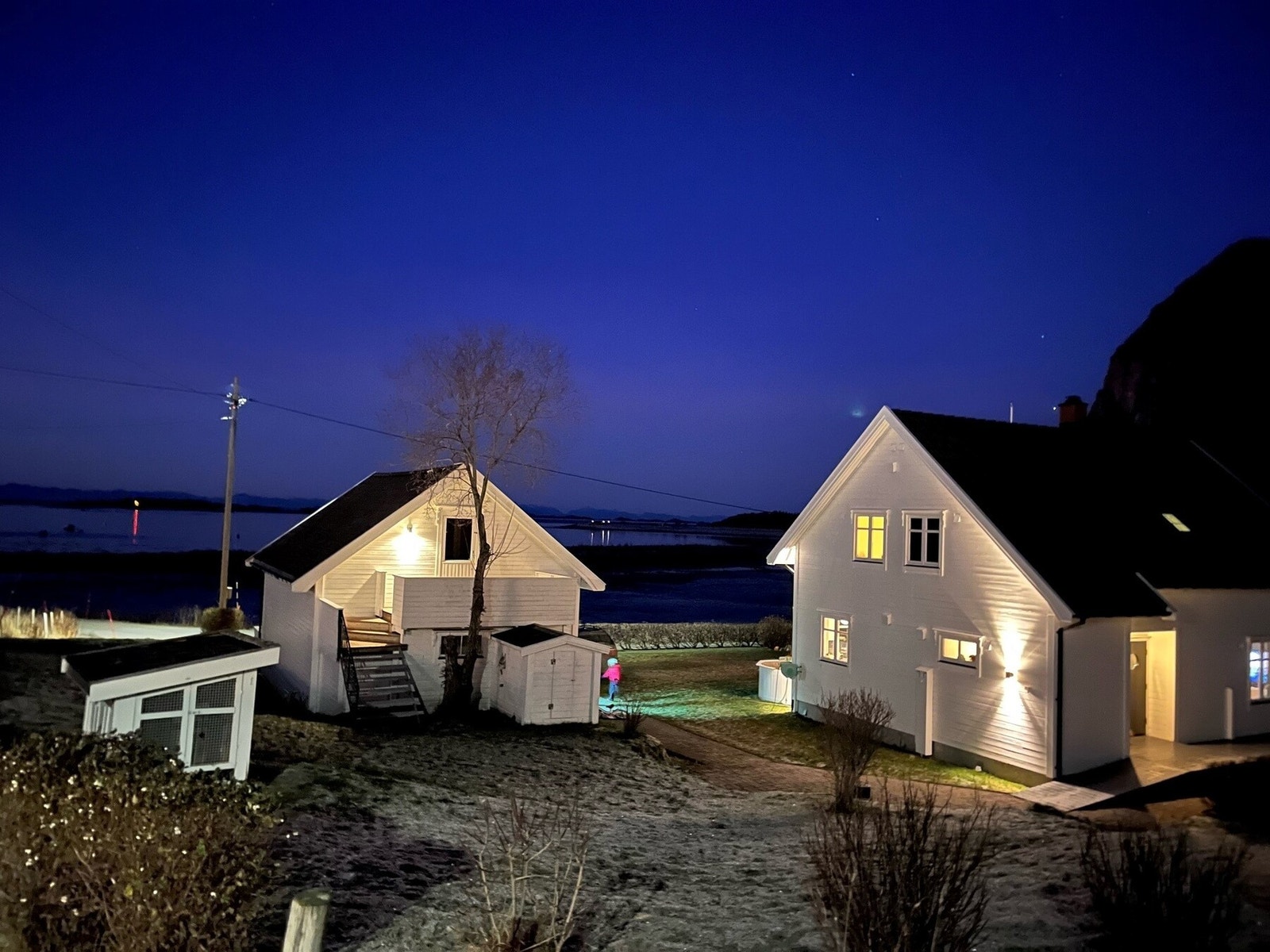 Kveldsbilde tatt av eier Galleribilde