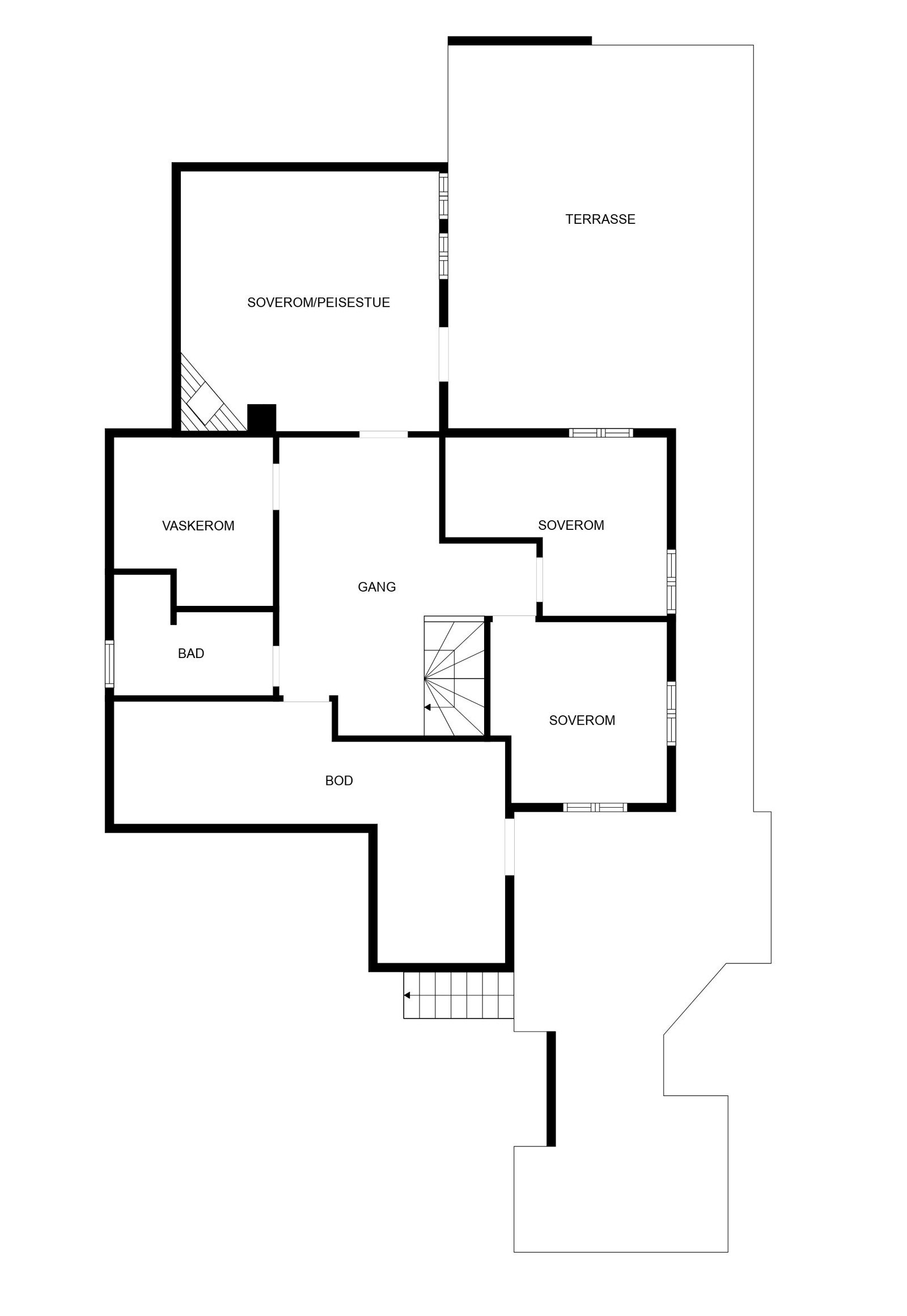 plantegning Galleribilde