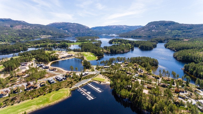 Fossøy en perle midt i Telemark. Galleribilde
