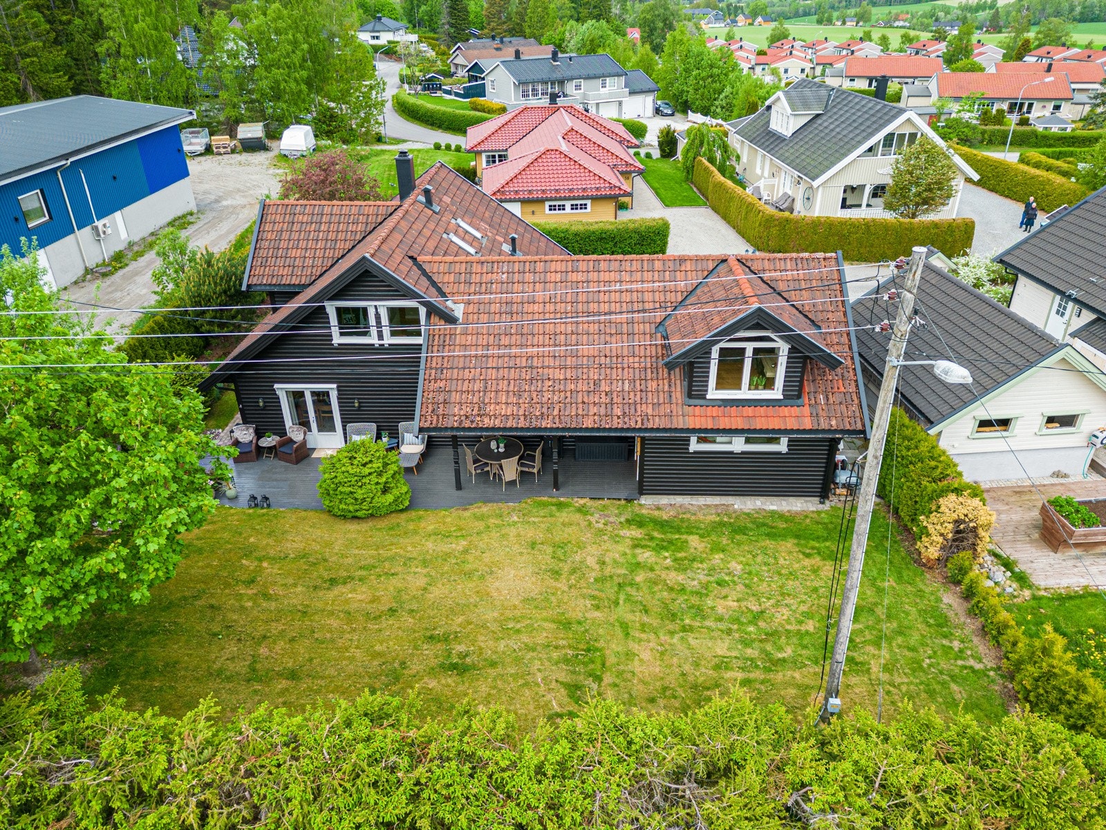 Dronebilde. Galleribilde