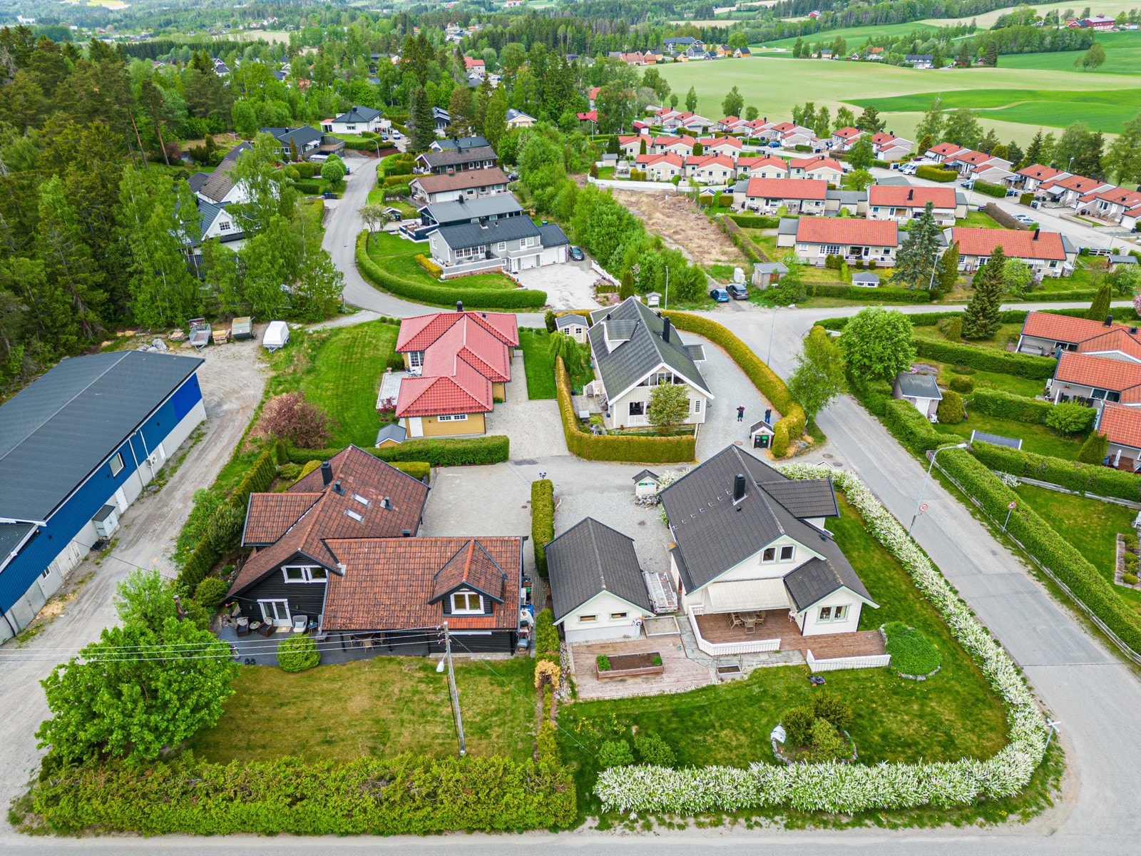 Dronebilde. Galleribilde