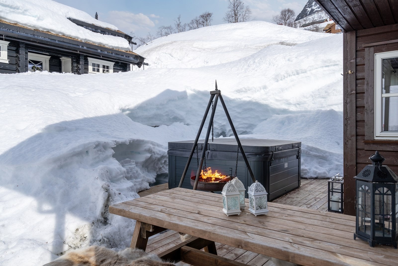 Hyggelig uteområde Galleribilde