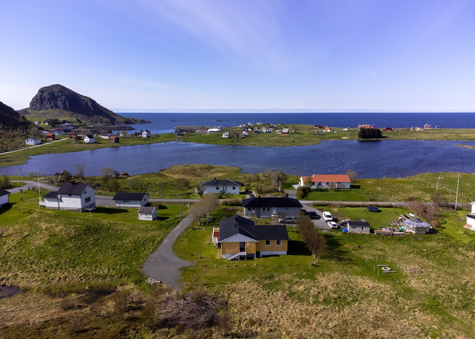 Eiendommen sett fra lufta Galleribilde