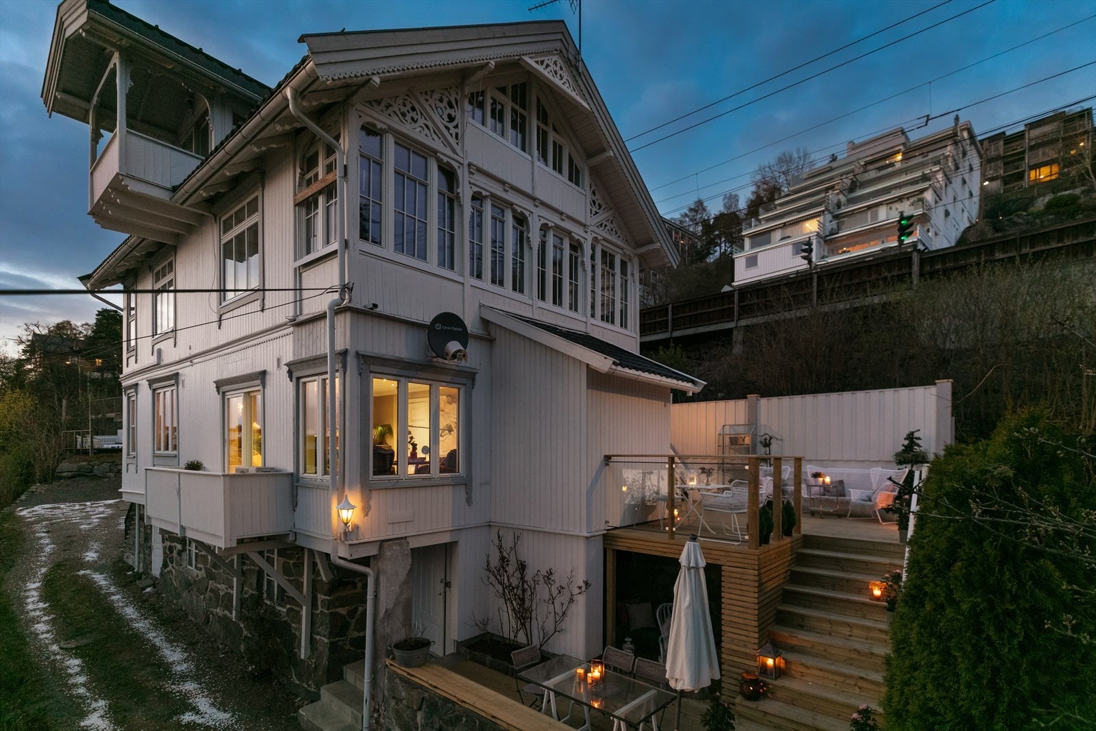 Kveldsstemning i Mosseveien 222C Galleribilde