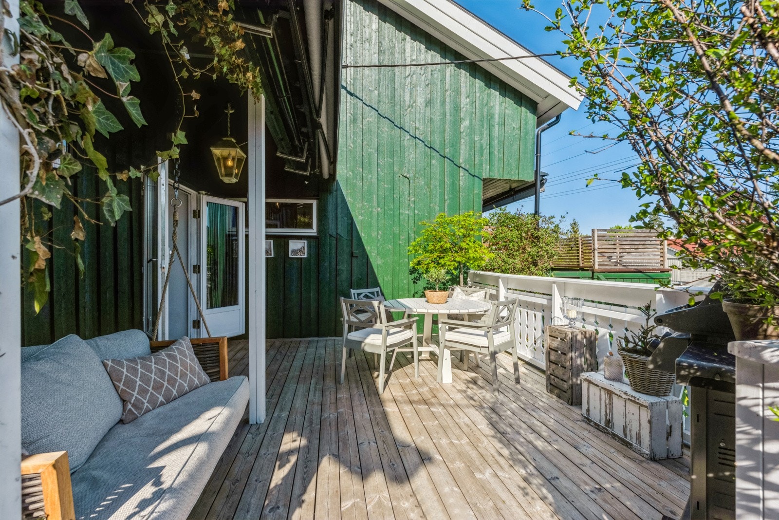 Flott uteområde Galleribilde