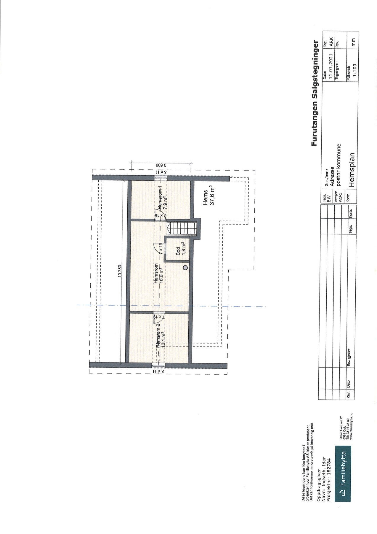Planskisse hovedplan Galleribilde