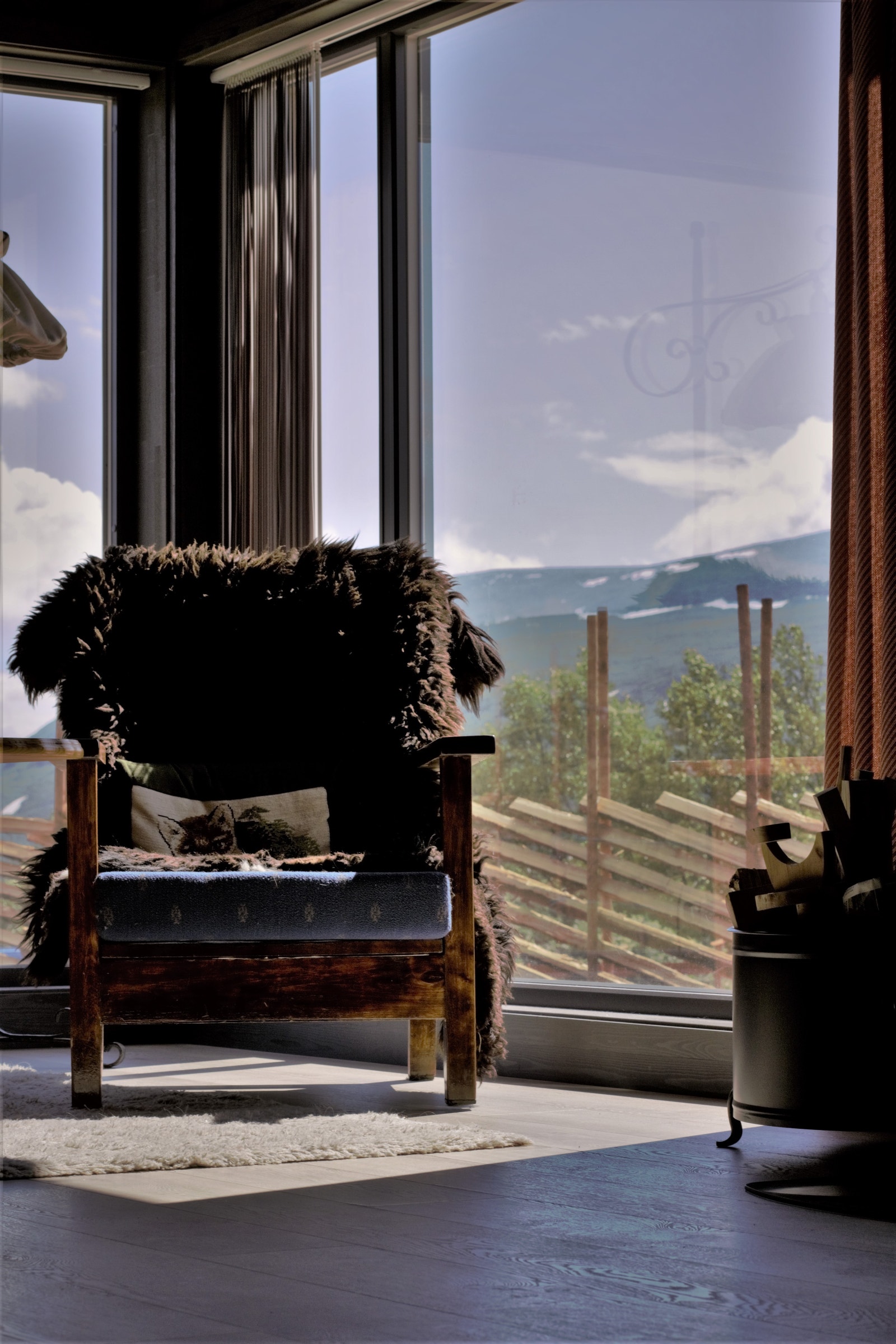 Eksempel bilde fra hytte nr 3 som er solgt. Galleribilde