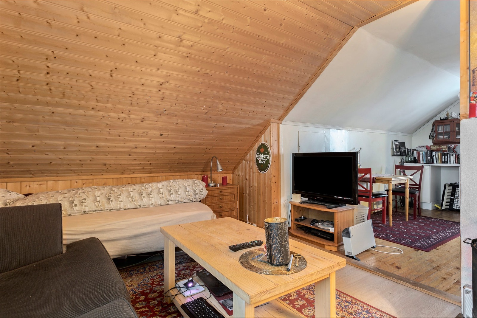 Stue loftsetg. Galleribilde