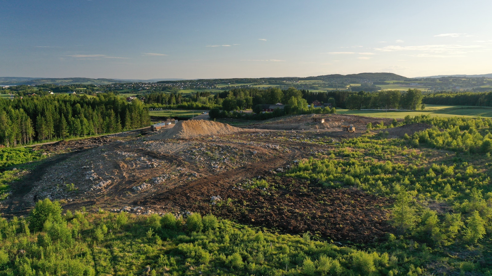 Dronebilde fra Ingeberglia (juni 23) Galleribilde