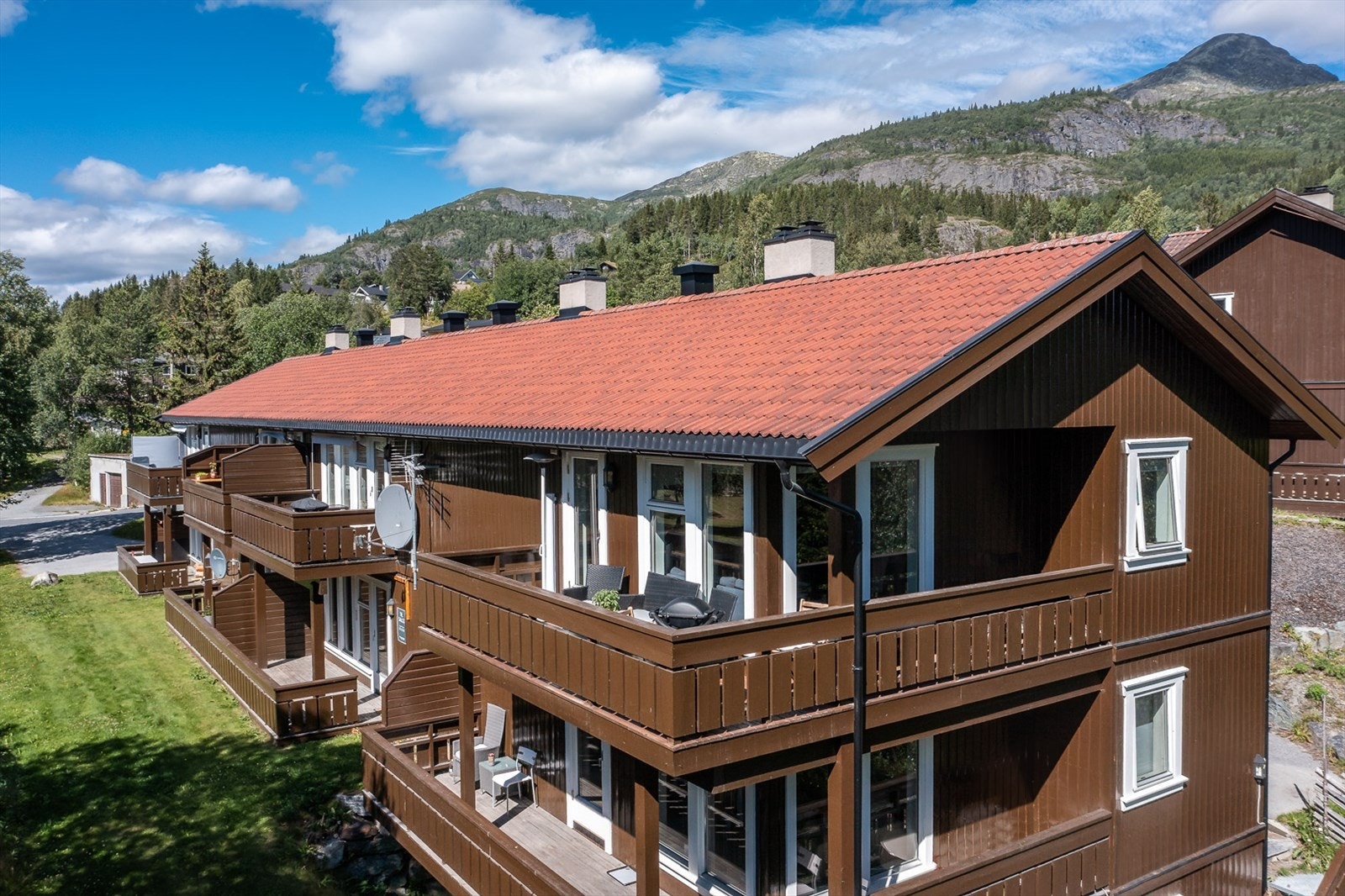 Leiligheten er en topp og hjørneleilighet. Galleribilde