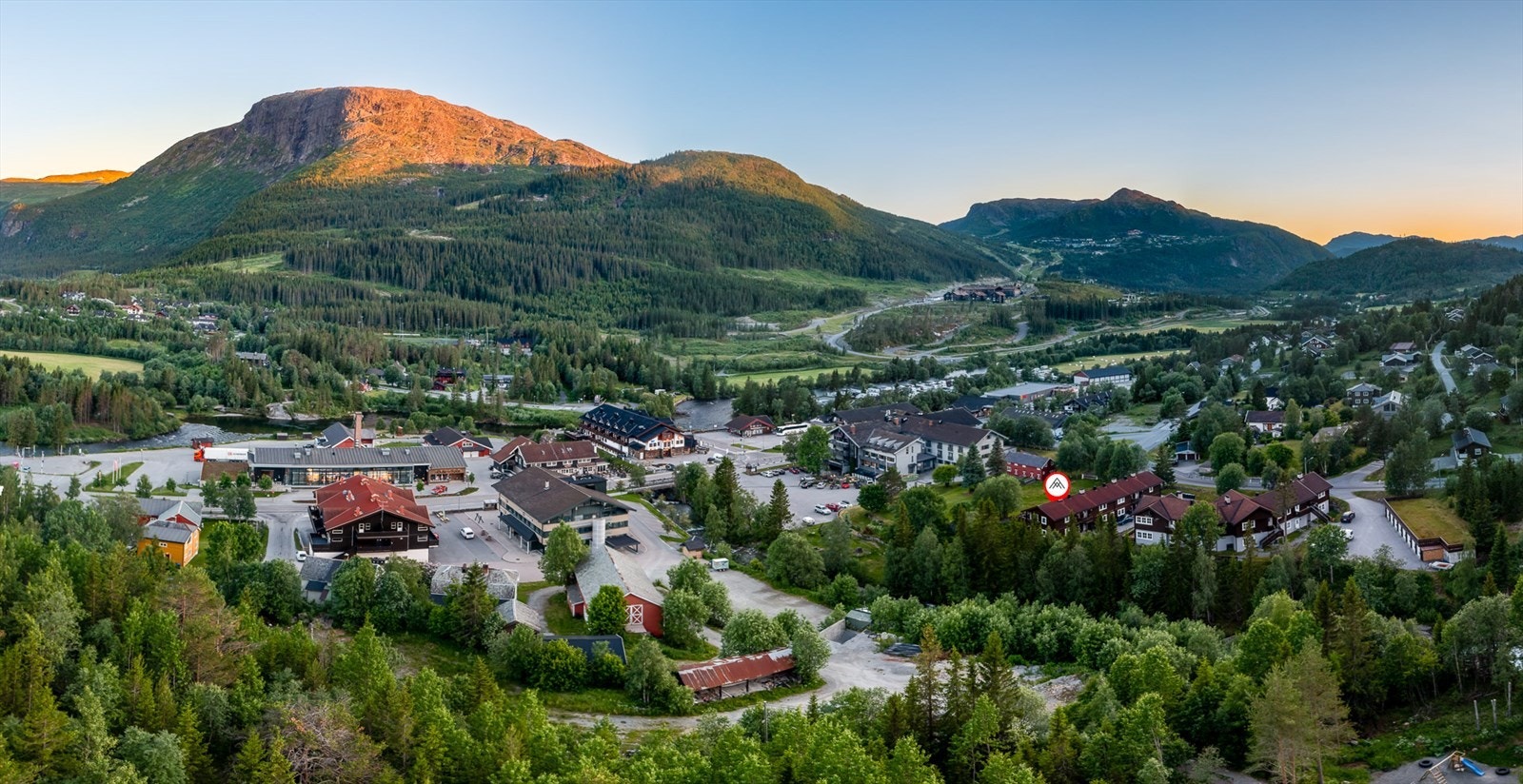 Leiligheten har en perfekt beliggenhet i sentrum av Hemsedal. Galleribilde