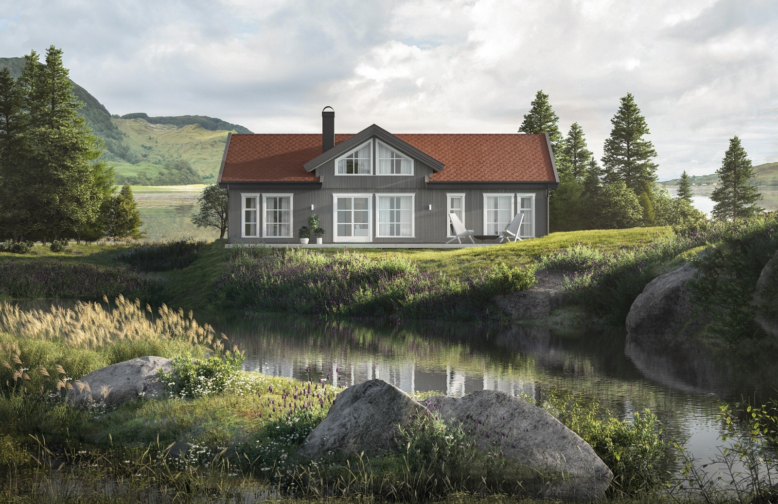 Lofoten 103 fra Nordlyshytter - Illustrasjonsbilde Galleribilde