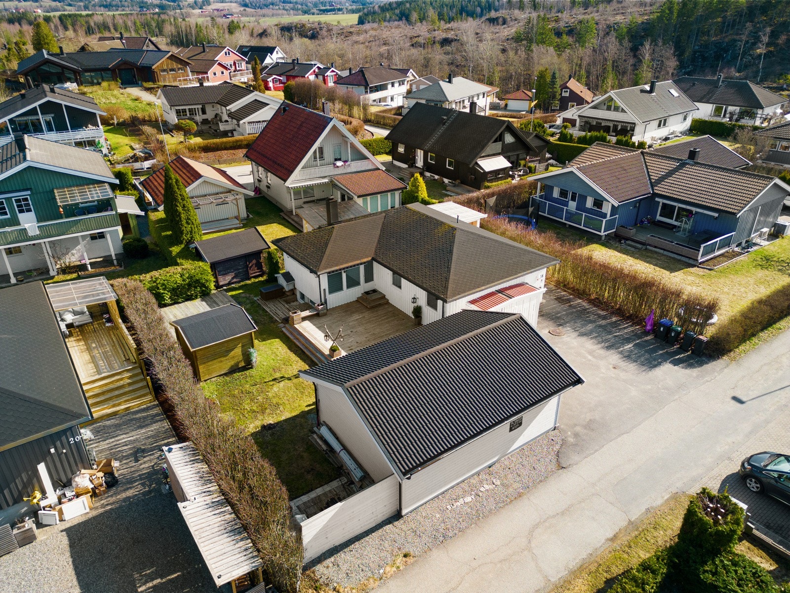 Dronefoto Galleribilde