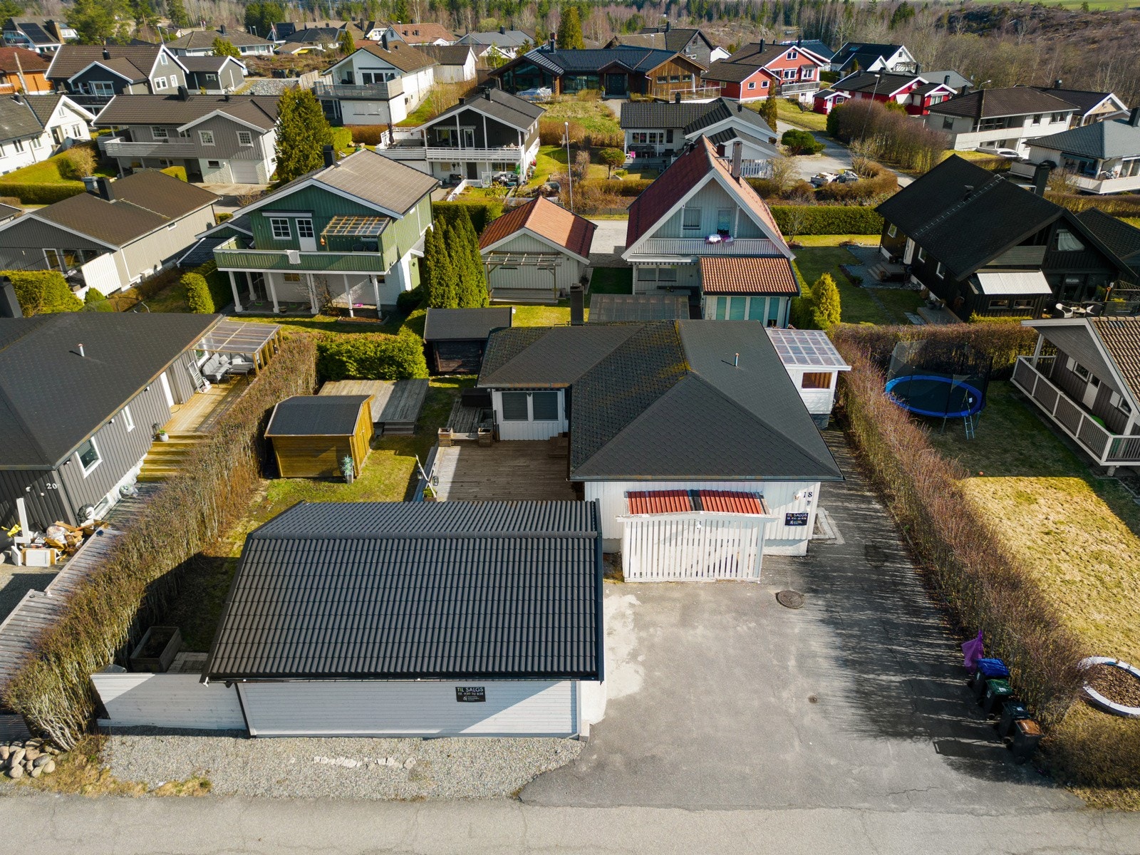 Dronefoto Galleribilde