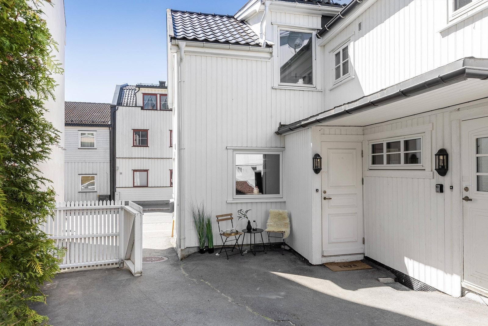 Pent opparbeidet adkomst til leiligheten Galleribilde