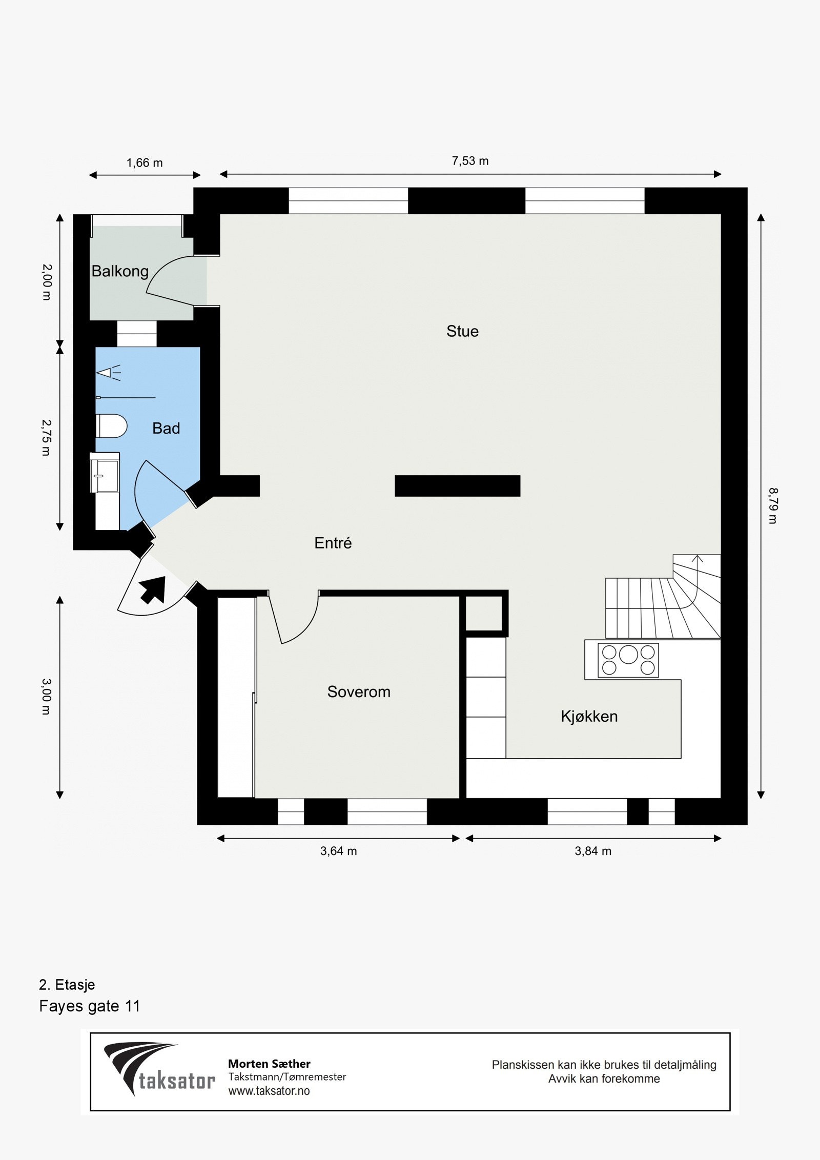 Plantegning over plan 1 - 2. etasje. Galleribilde