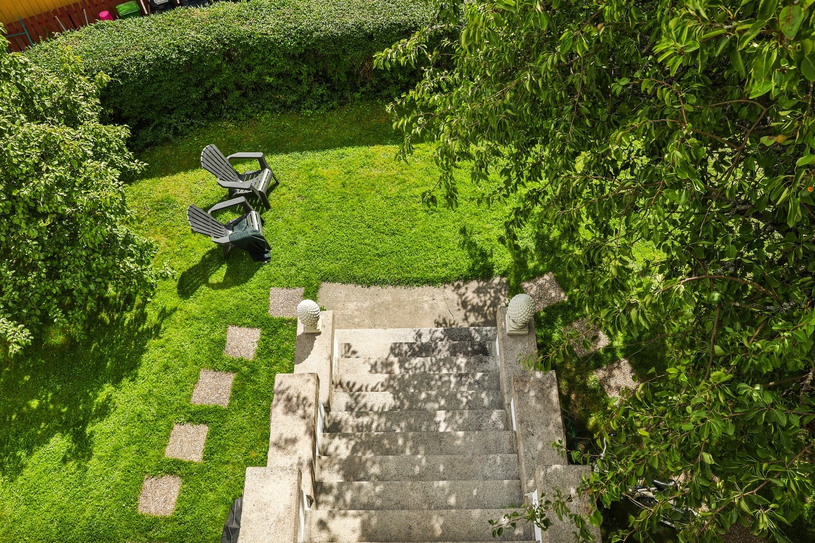 Trapp til hage Galleribilde