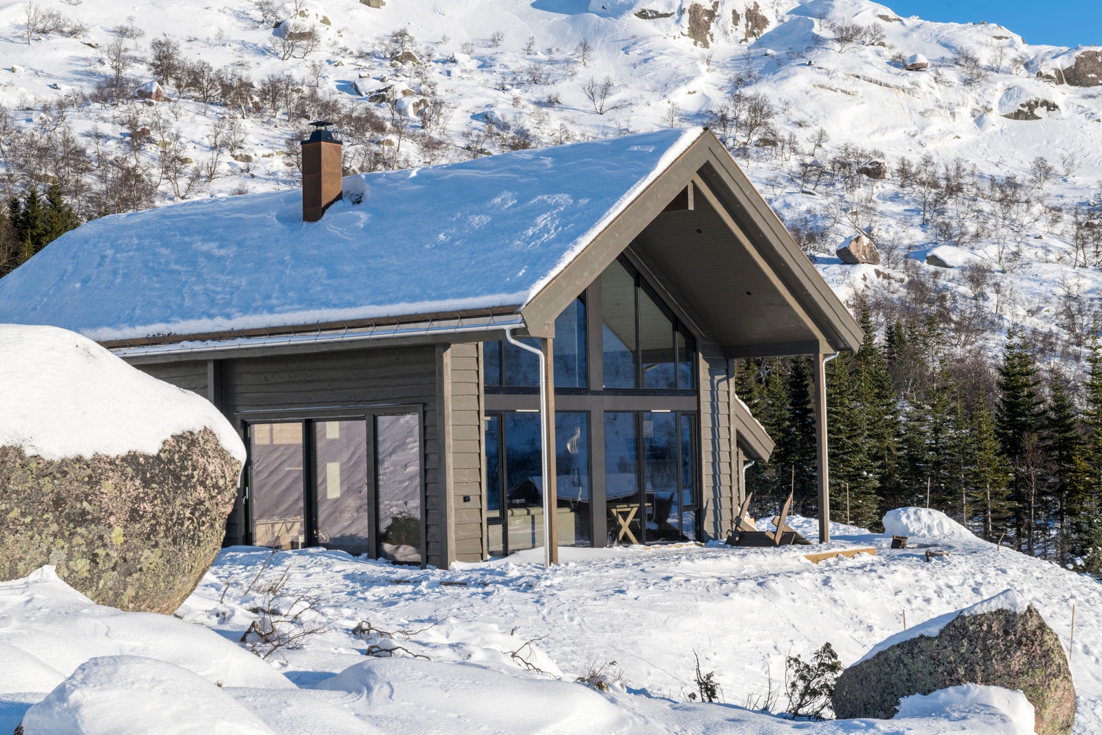 Bildet viser en allerede bygget Gunnarskvæv. Galleribilde